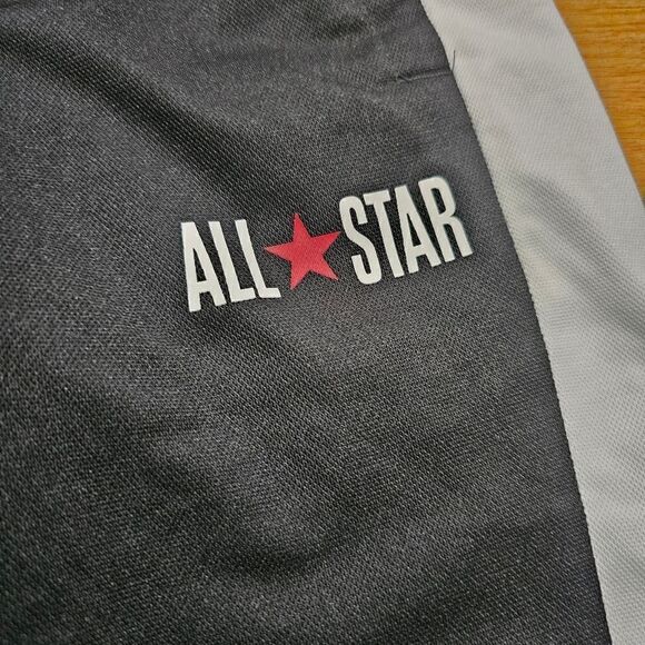 Converse All-Star Jogger Pants Black White Red Star Dri-Fit Kids Size 6 New - Picture 2 of 6